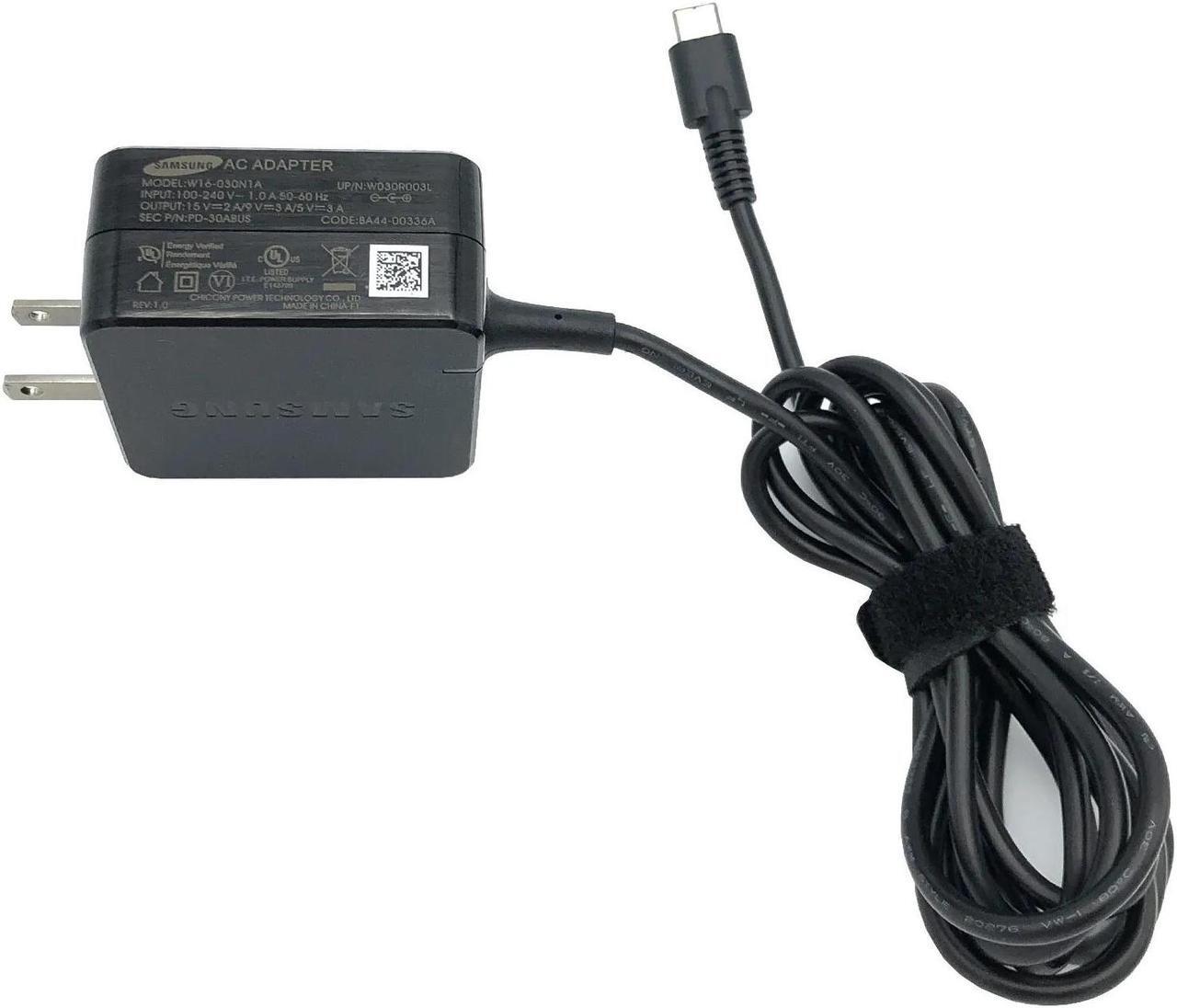 Main image of Genuine Samsung USB-C Adapter W16-030N1A Power Supply 15-9-5V 3A W030R003L w/PC