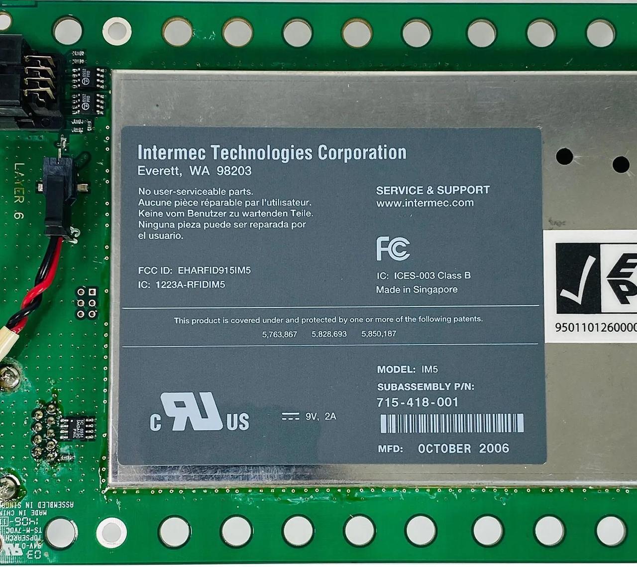 Alt view image 2 of 4 - Genuine Intermec IM5 RFID Optional Kit P/N 715-418-001 For PM4i Label Printer
