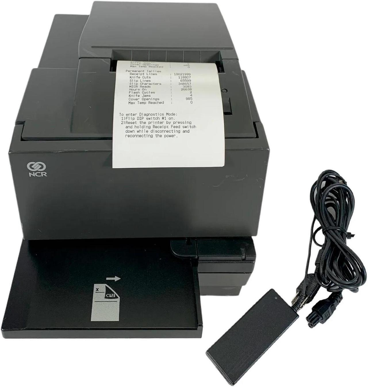 Main image of NCR 7167-2011-9001 Real POS Multifunction MICR Thermal Printer USB + AC Adapter