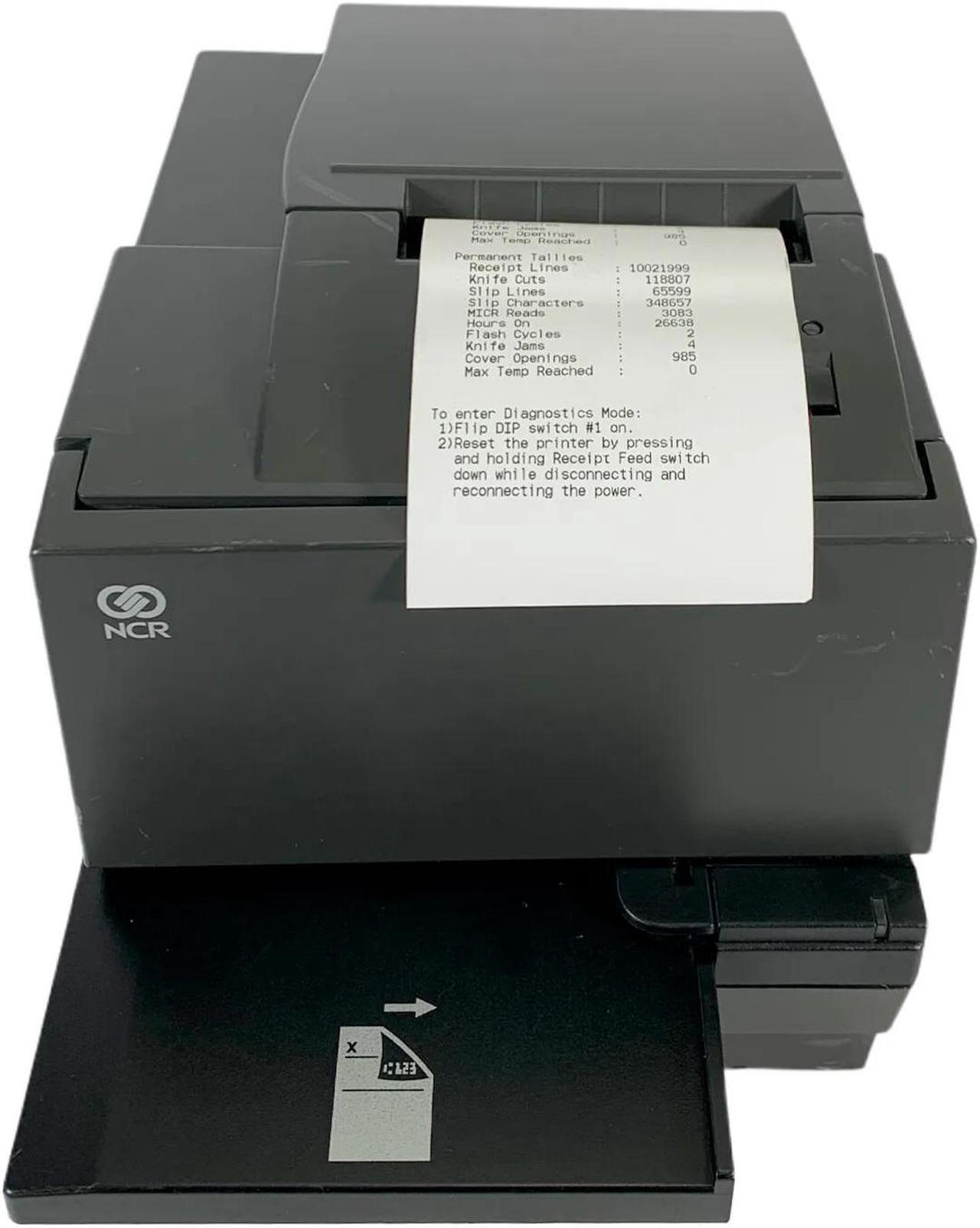 Alt view image 7 of 7 - NCR 7167-2011-9001 Real POS Multifunction MICR Thermal Printer USB + AC Adapter