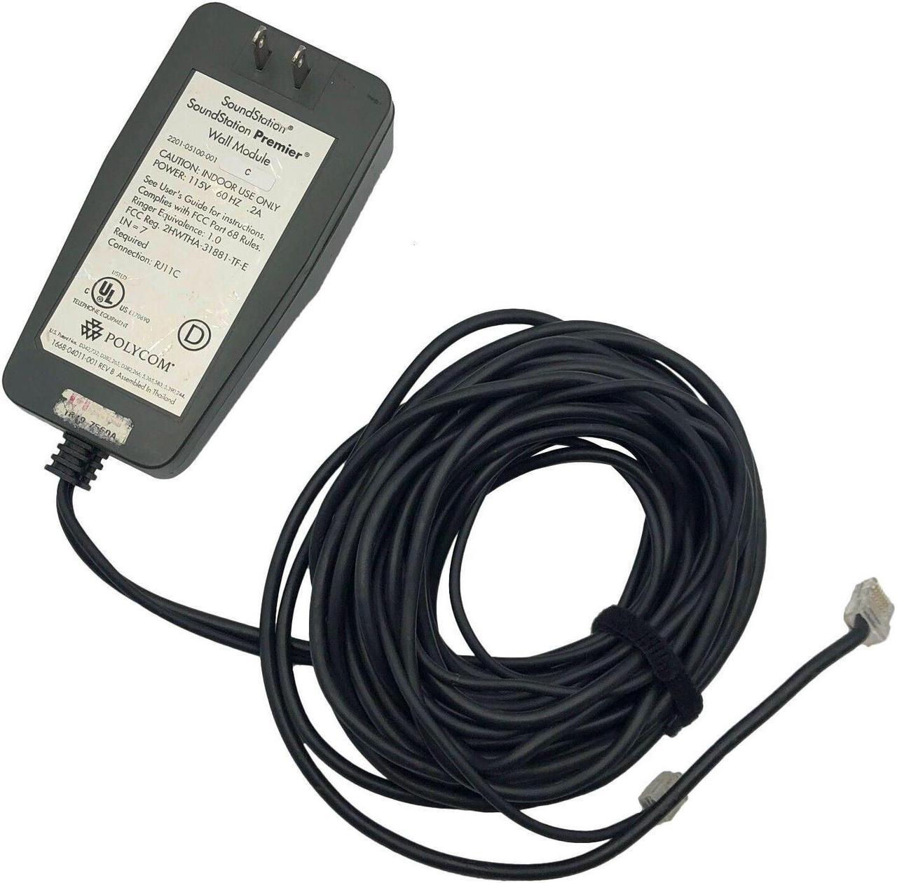 Main image of Polycom SoundStation Premier Wall Module 2201-00181-001 Power Adapter 115V 2A