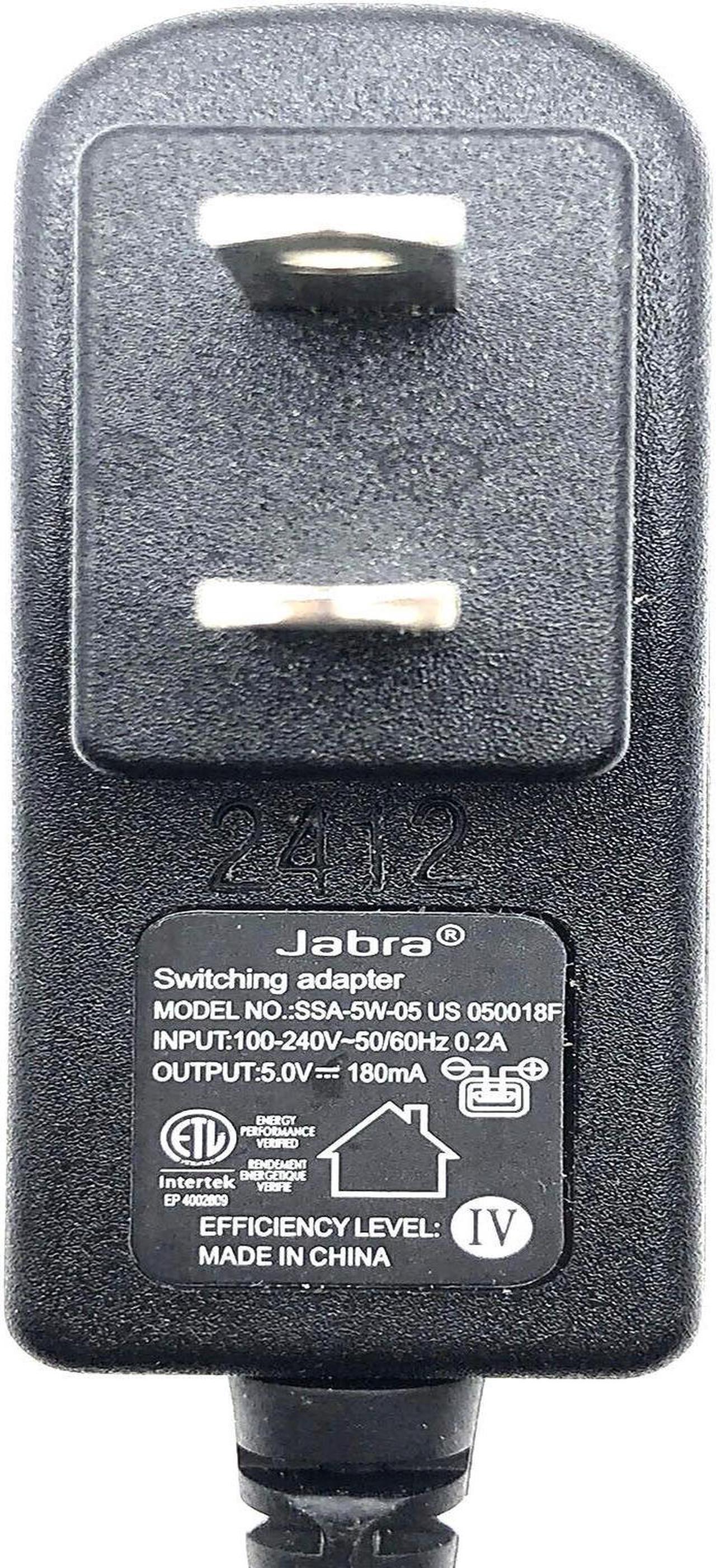 Alt view image 7 of 7 - Jabra SSA-5W-05 US 050018F Micro-USB Power Supply for Jabra BT125 BT2020 Headset Model  Genuine