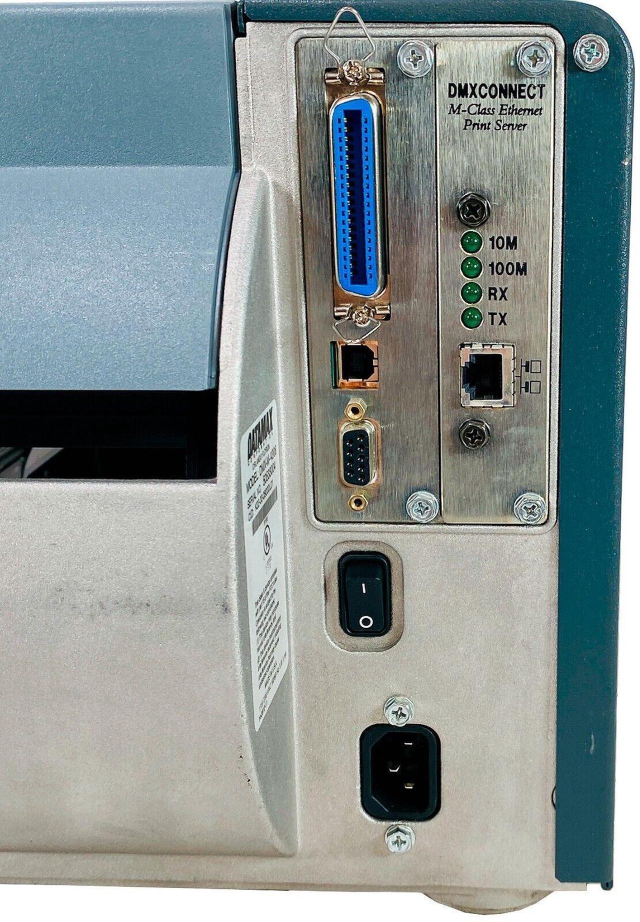 Alt view image 4 of 7 - Datamax M-4208 Direct Thermal Barcode Label Printer USB LAN Serial Parallel