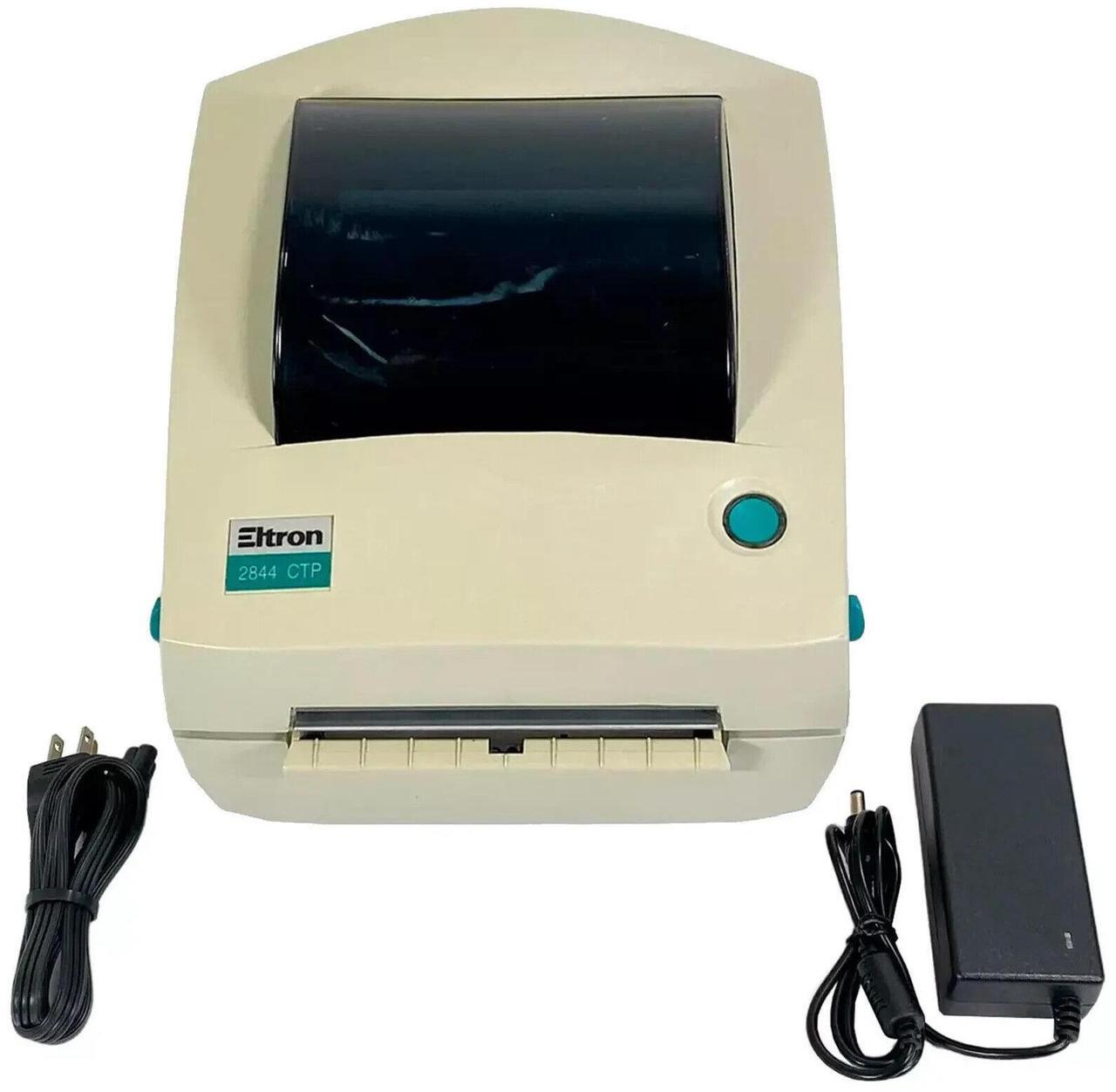 Main image of Eltron UPS LP2844 CTP Direct Thermal Barcode Printer USB Serial Parallel