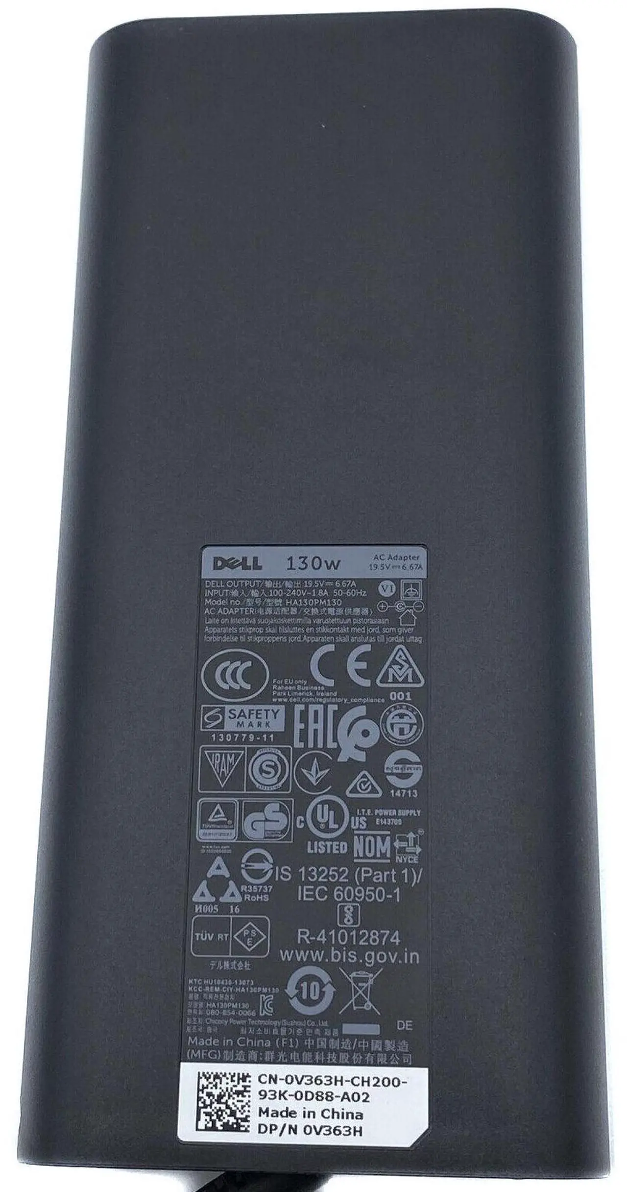 Alt view image 2 of 7 - New Genuine Dell AC Adapter For XPS 15 7590 9530 9550 9560 Series Charger OEM
