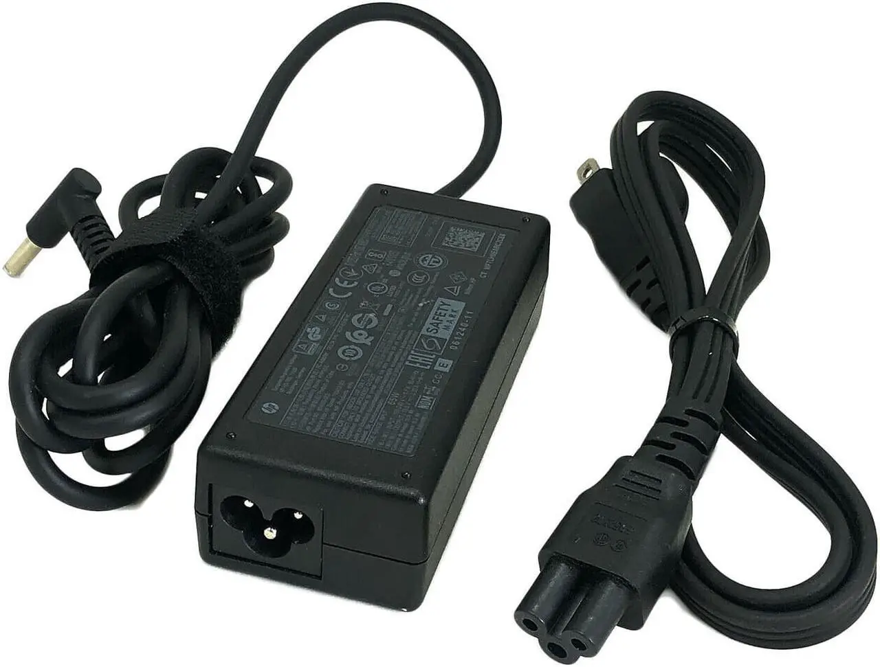 Alt view image 5 of 6 - Genuine HP AC Adapter Charger Power Supply 19.5V 3.33A 65W pin 4.5x3.0 mm Blue Tip APD-65HB PPP009D 854055-003 710412-001 w/Cord OEM