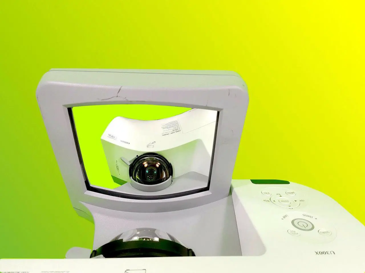 Alt view image 5 of 7 - NEC U300X DLP Projector Ultra Short Throw 3000 ANSI Lumens 1024 x 768 HDMI bundle Accessories