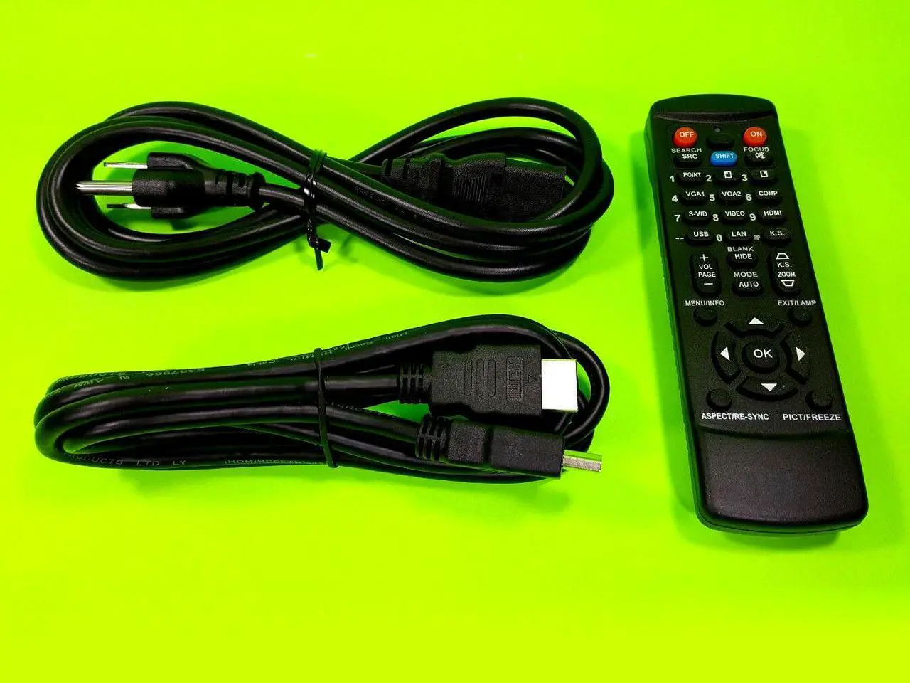 Alt view image 2 of 7 - NEC U300X DLP Projector Ultra Short Throw 3000 ANSI Lumens 1024 x 768 HDMI bundle Accessories