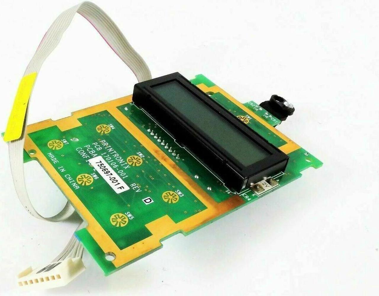 Alt view image 2 of 4 - Printronix T5308 PCB 170106-001 Rev.D Control Panel Board 4400  for Thermal Label Printer OEM