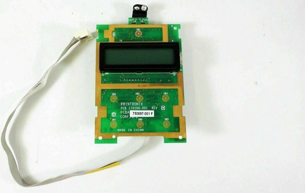 Main image of Printronix T5308 PCB 170106-001 Rev.D Control Panel Board 4400  for Thermal Label Printer OEM