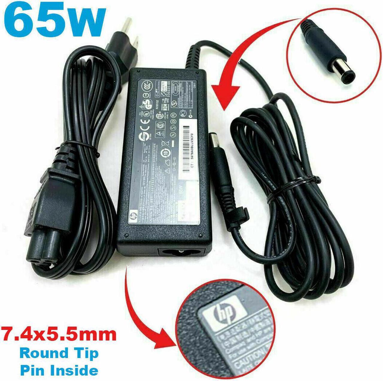 Main image of Genuine 65W AC DC Adapter Charger for EliteBook Laptop 820-G1 820-G2 w/Cord OEM