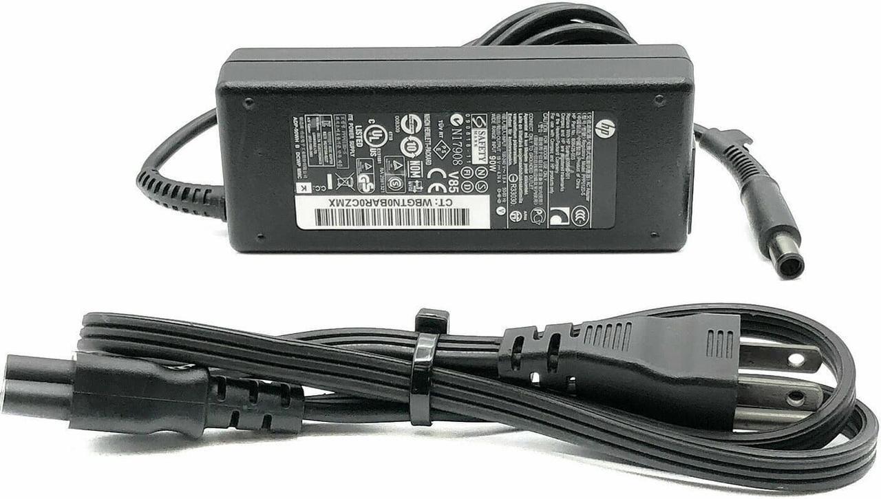 Alt view image 4 of 4 - Genuine HP 90W Charger for EliteBook Laptop 8460p 8470p 8540w 8510w w/Cord OEM