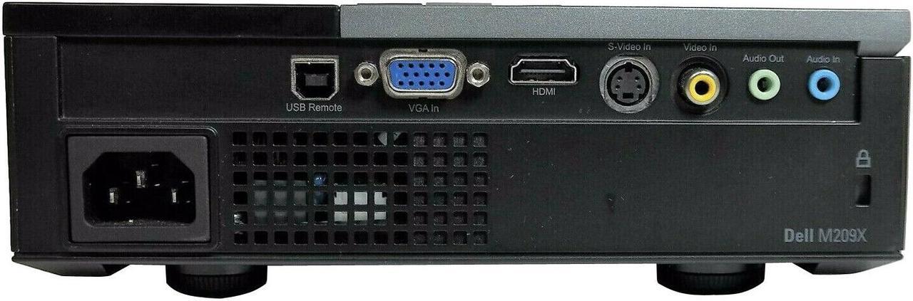 Alt view image 2 of 5 - Dell M209X DLP Projector Portable Gaming HD HDMI 1080i w/Remote TeKswamp