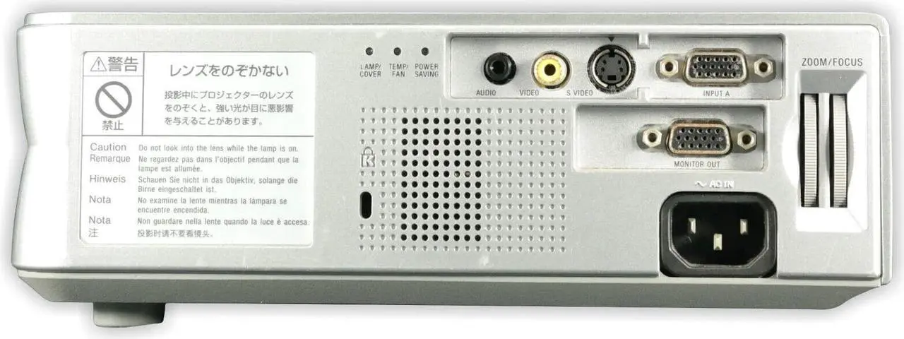 Alt view image 2 of 6 - Sony VPL-CS7 3LCD Projector Portable HD Home Theatre 800x600 1080i 1800 ANSI Lumens HDMI-Adapter with Accessories