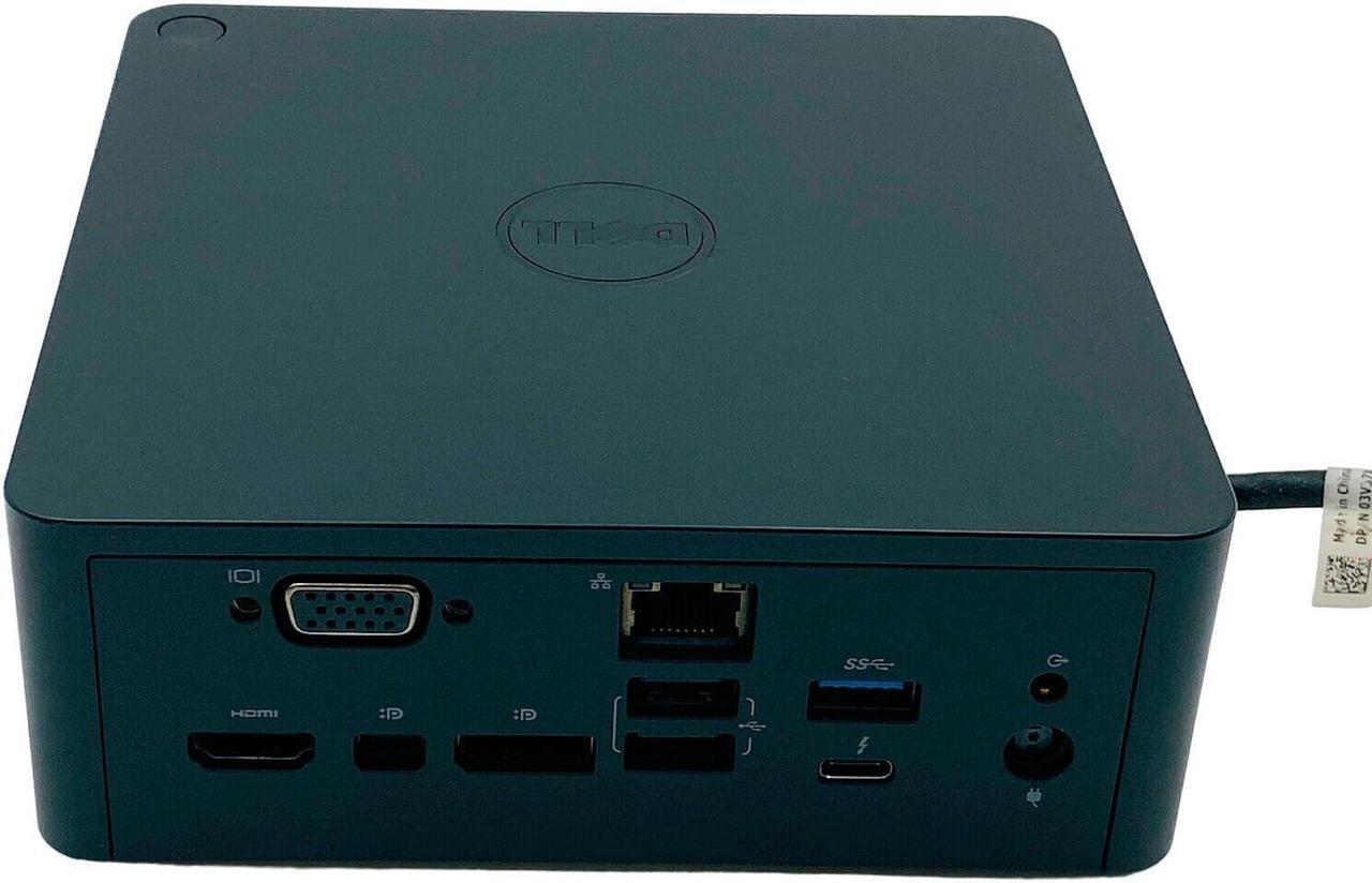 Alt view image 2 of 7 - Dell TB16 Thunderbolt Ultra HD 4K Video Docking Station K16A w/ USB-C Cable and 180W AC Adapter
