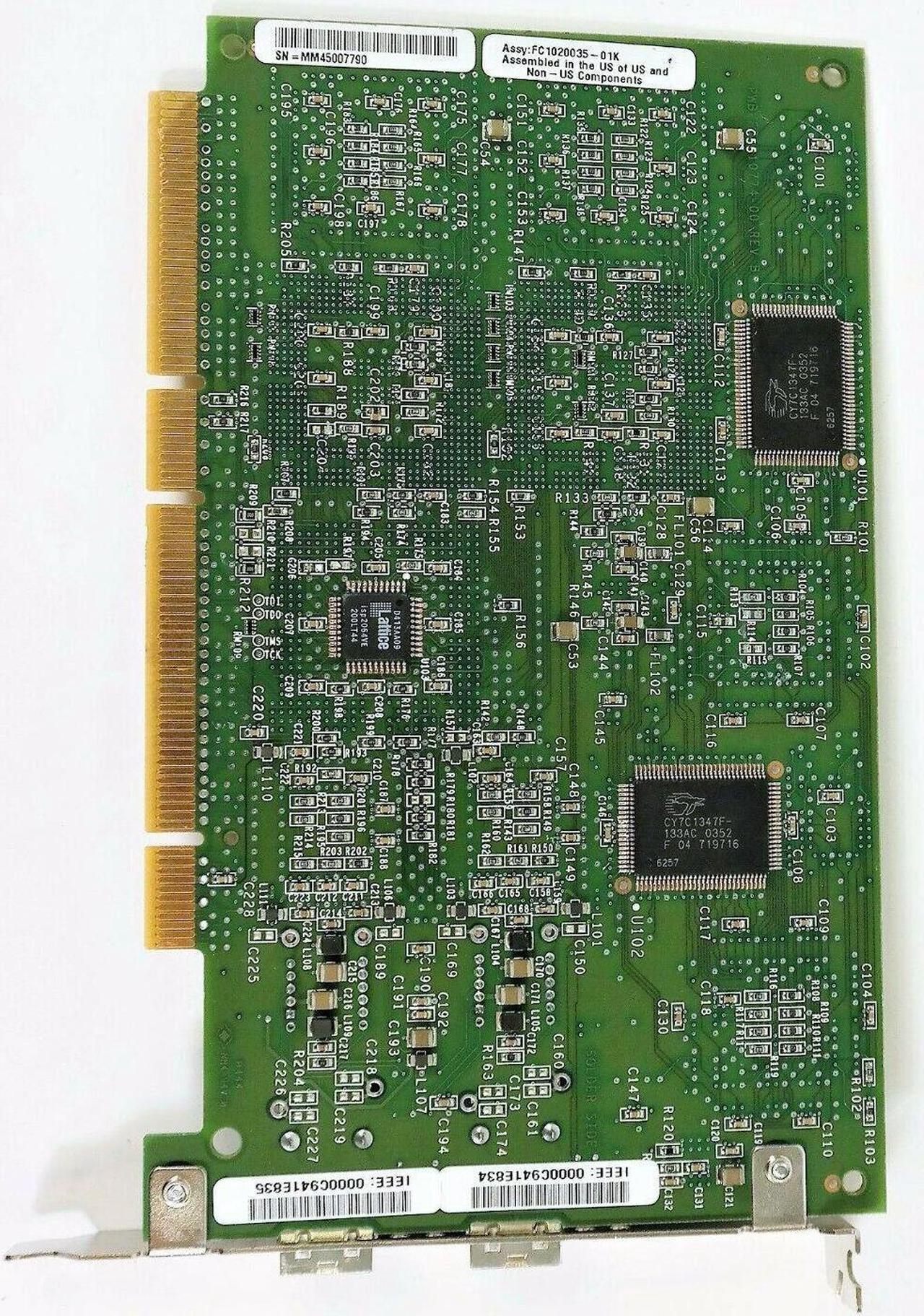 Alt view image 5 of 6 - Emulex FC1020035-01K Dual Port Fibre Channel PCI-X Card Host Bus Adapter