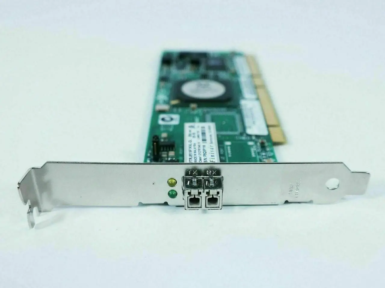 Main image of Qlogic FTRJ8519F1KNL-QL 2GB Finistar Single Port PCI-X Fiber Chanel Card C01
