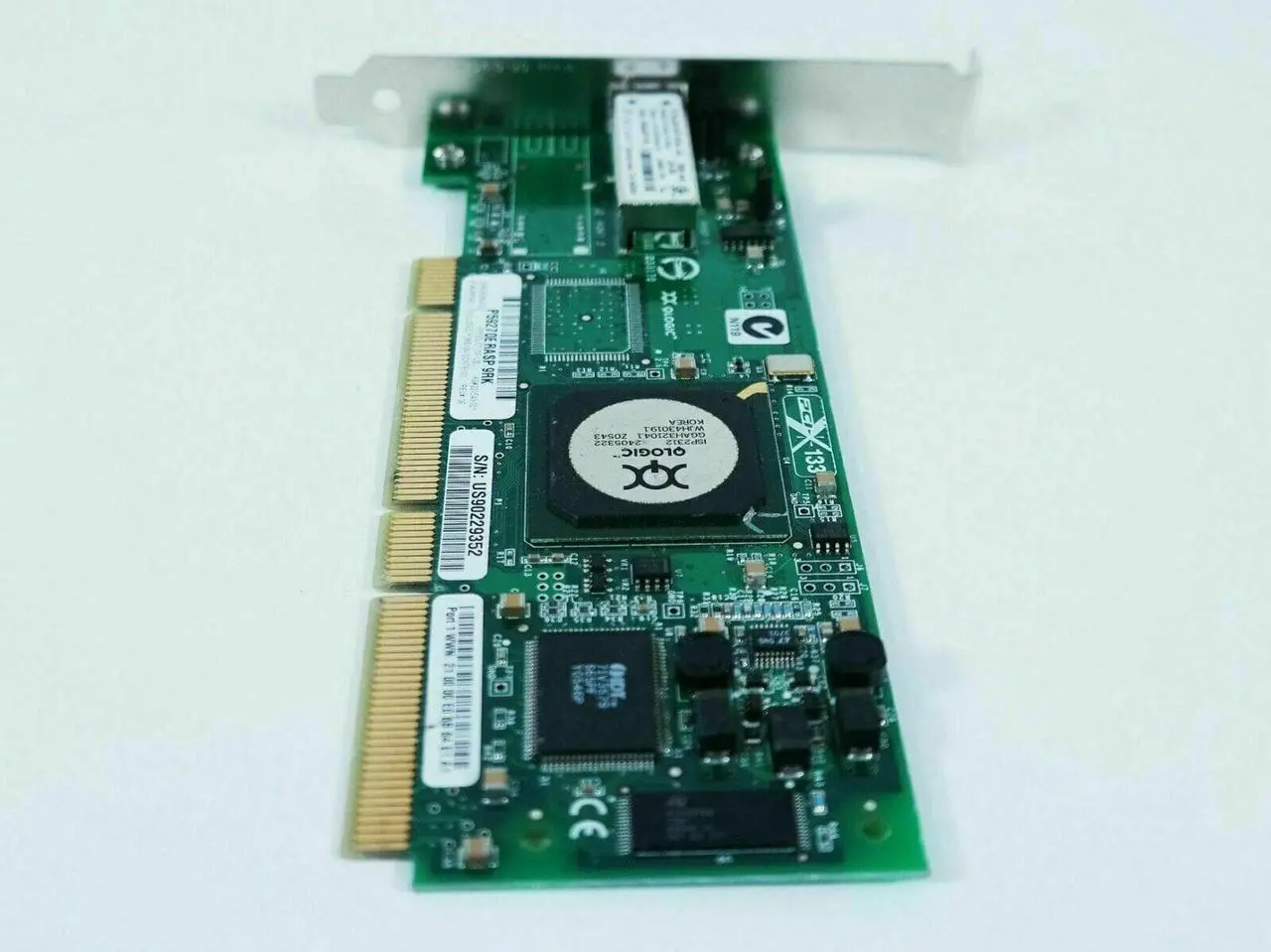 Alt view image 3 of 4 - Qlogic FTRJ8519F1KNL-QL 2GB Finistar Single Port PCI-X Fiber Chanel Card C01