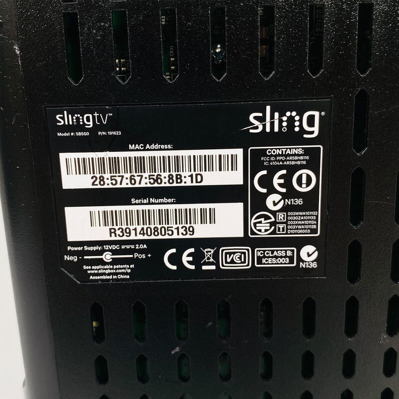Alt view image 7 of 7 - Sling Media SlingBox 500 SB500 Digital Media Streamer with AC Adapter