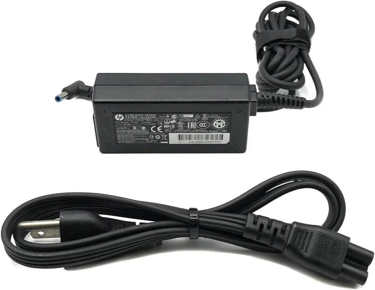 Main image of HP Model HSTNN-AA44 AC Adapter 19.5V 2.31A 45W Genuine 4.5 x 3.0 mm w/Cord