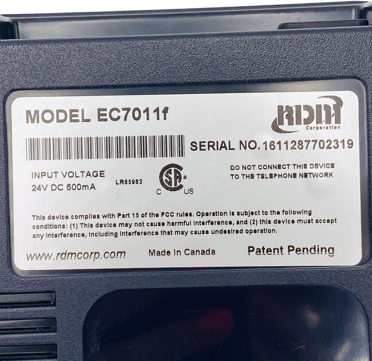 Alt view image 7 of 7 - RDM EC7000i Dual-Sided Check Reader Scanner EC7011f w/ Adapter