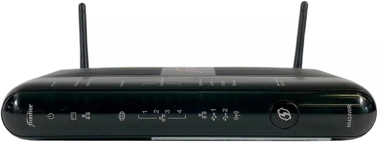 Alt view image 4 of 5 - Actiontec MI424WR Rev.I Verizone Fios Router - Fast and Reliable Connectivity w/ AC Adapter