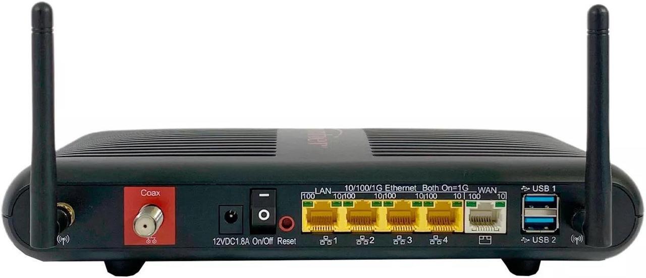 Alt view image 2 of 5 - Actiontec MI424WR Rev.I Verizone Fios Router - Fast and Reliable Connectivity w/ AC Adapter