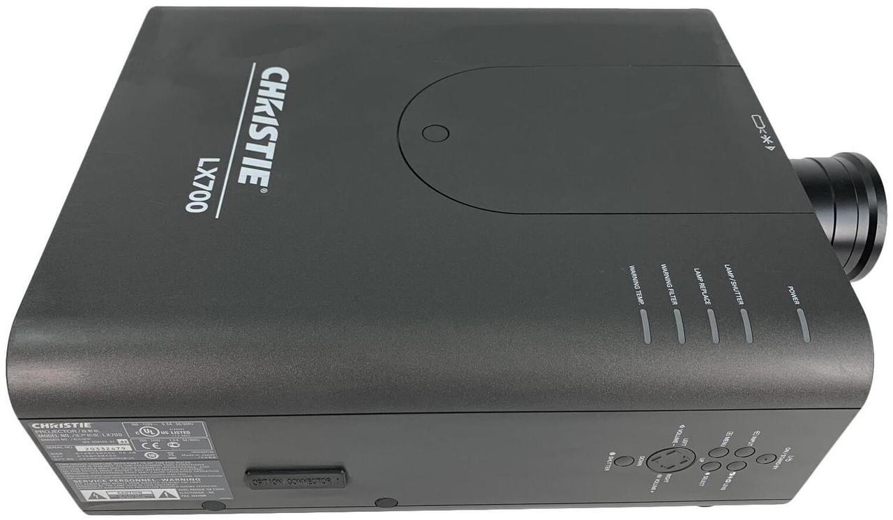 Alt view image 5 of 7 - Mitsubishi XD8100LU DLP Projector 7000 ANSI Large Venue 1080p HDMI w/Remote