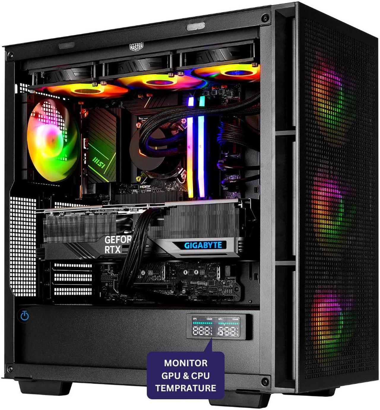 TECHNOID Gaming PC  Intel i9 14th Gen, GeForce RTX 4080 SUPER,  32GB DDR5, 2TB SSD, 4TB HDD, Win 11 home, Keyboard & Mouse