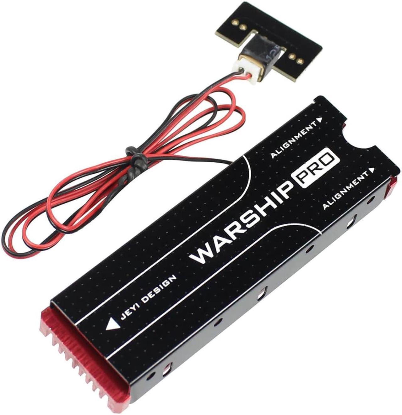 Alt view image 2 of 6 - JEYI Cooling Warship Fan for NVME for NGFF M.2 Heatsink 2280 ssd Metal Sheet Thermal Conductivity Silicon Wafer Fan Heatsink