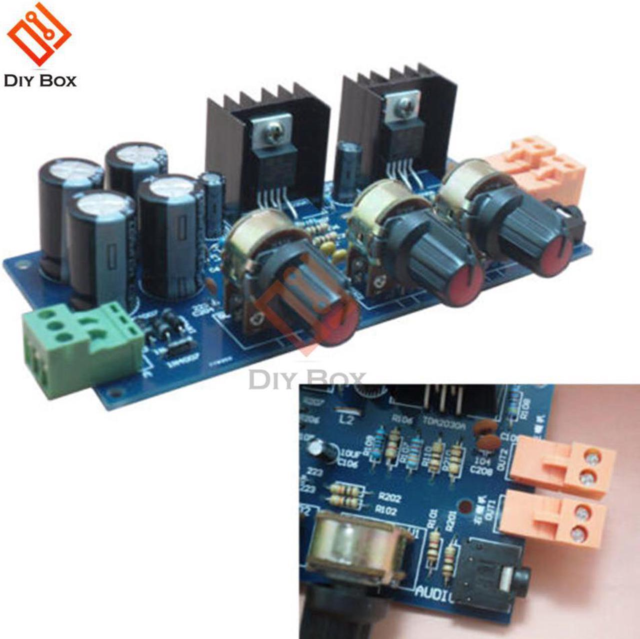 TDA2030 power Amplifier Board module Audio Speaker Sound Supply TDA2030 Modulo Amplificador 18WX2 Hifi Stereo Volume Control