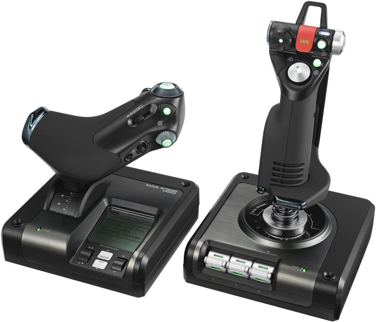 Logitech G Saitek X52 Pro Flight Control System for PC - Black