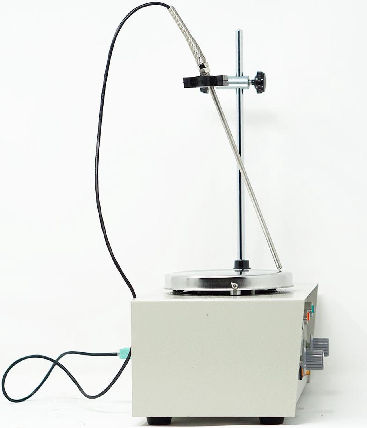 Alt view image 4 of 5 - Magnetic stirrer heating hot plate set,100 - 2000 rpm stir speed, rt - 100 c temp, 250 w heat, 5 stir bars - perfect lab equipment supplies for science lab, craft homebrew, yeast starter by EK