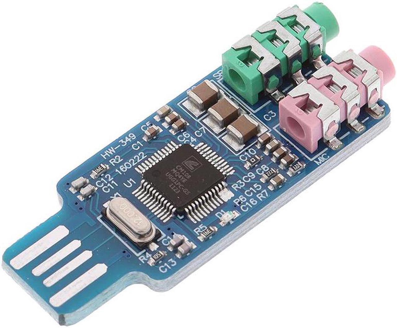 Main image of CM108 USB Drive Free USB Sound Card Laptop Computer External Sound Card Module