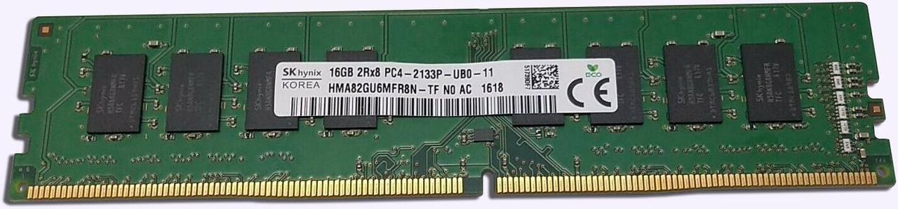 SK Hynix 16GB DDR4-2133 UDIMM PC4-17000P RAM - Memory HMA82GU6MFR8N-TF