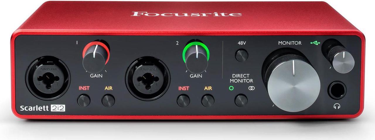 Alt view image 10 of 16 - Focusrite Scarlett 2i2 3rd Generation Audio Interface