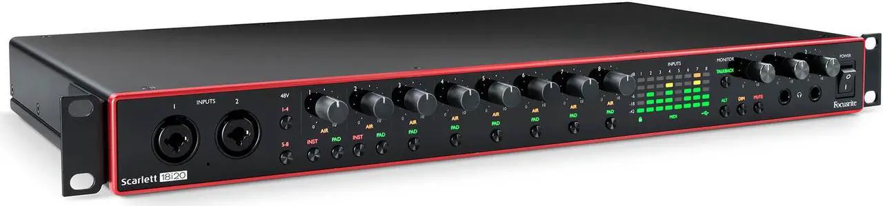 Alt view image 7 of 20 - Focusrite Scarlett 18i20 3rd Generation Audio Interface