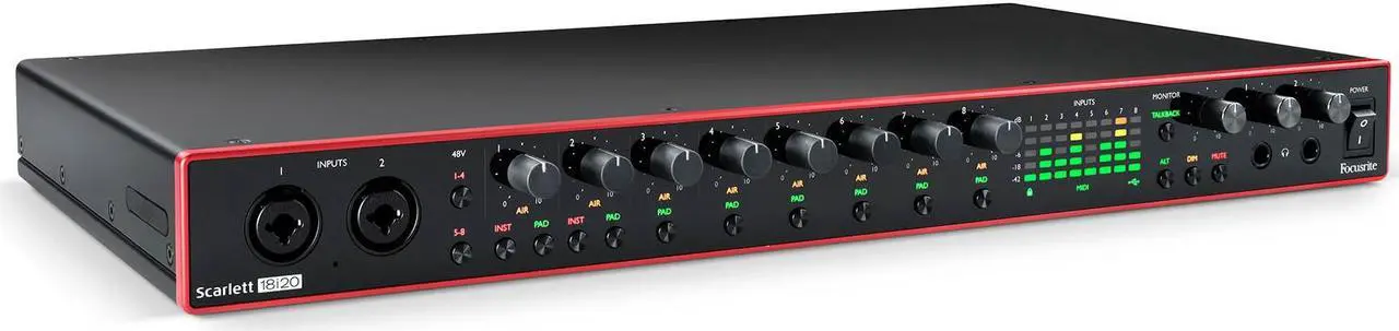 Alt view image 9 of 20 - Focusrite Scarlett 18i20 3rd Generation Audio Interface