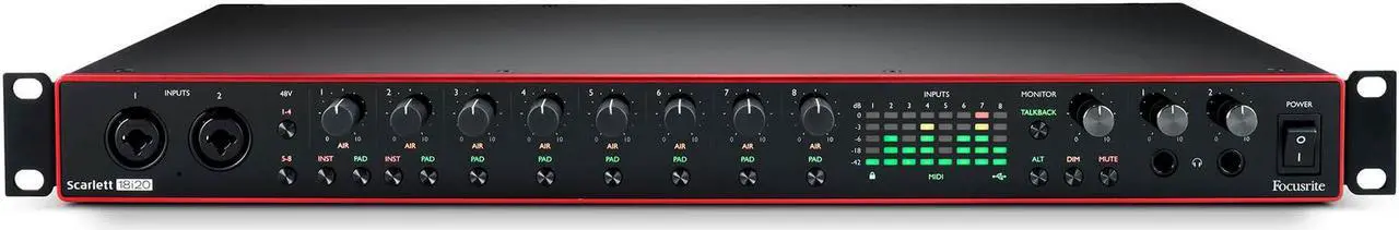 Alt view image 11 of 20 - Focusrite Scarlett 18i20 3rd Generation Audio Interface
