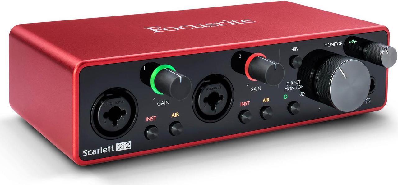 Alt view image 12 of 16 - Focusrite Scarlett 2i2 3rd Generation Audio Interface