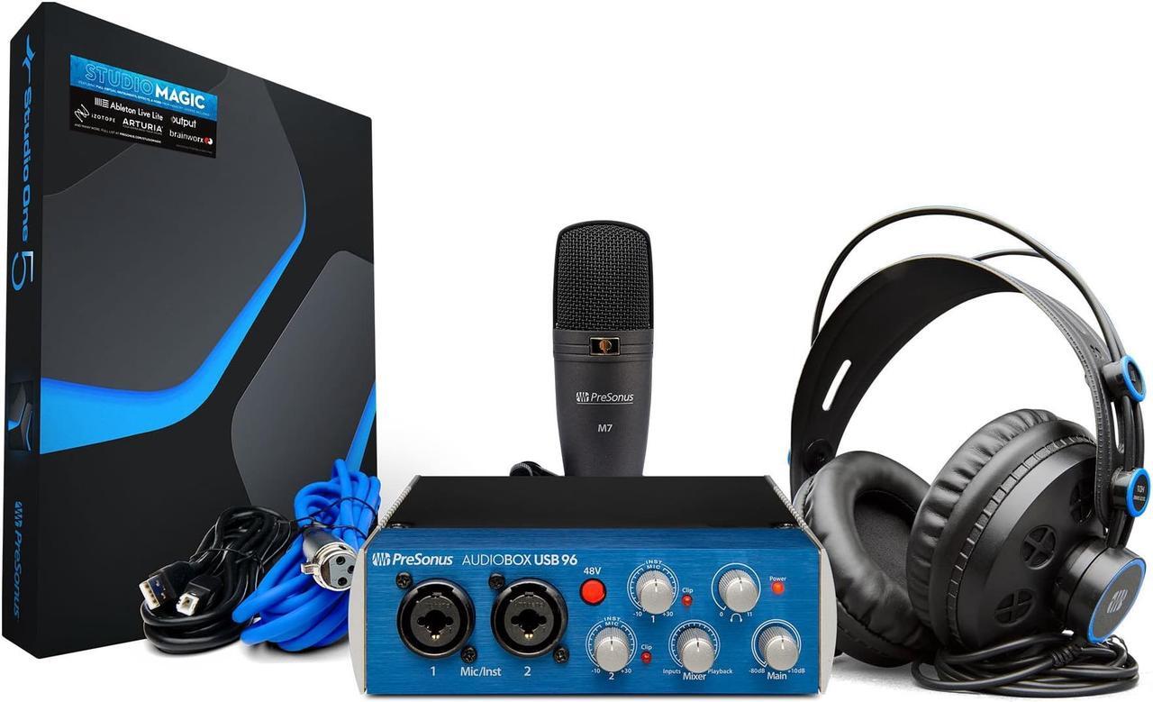 Alt view image 10 of 19 - Presonus Audiobox 96 Studio Audio Interface/Recording Bundle