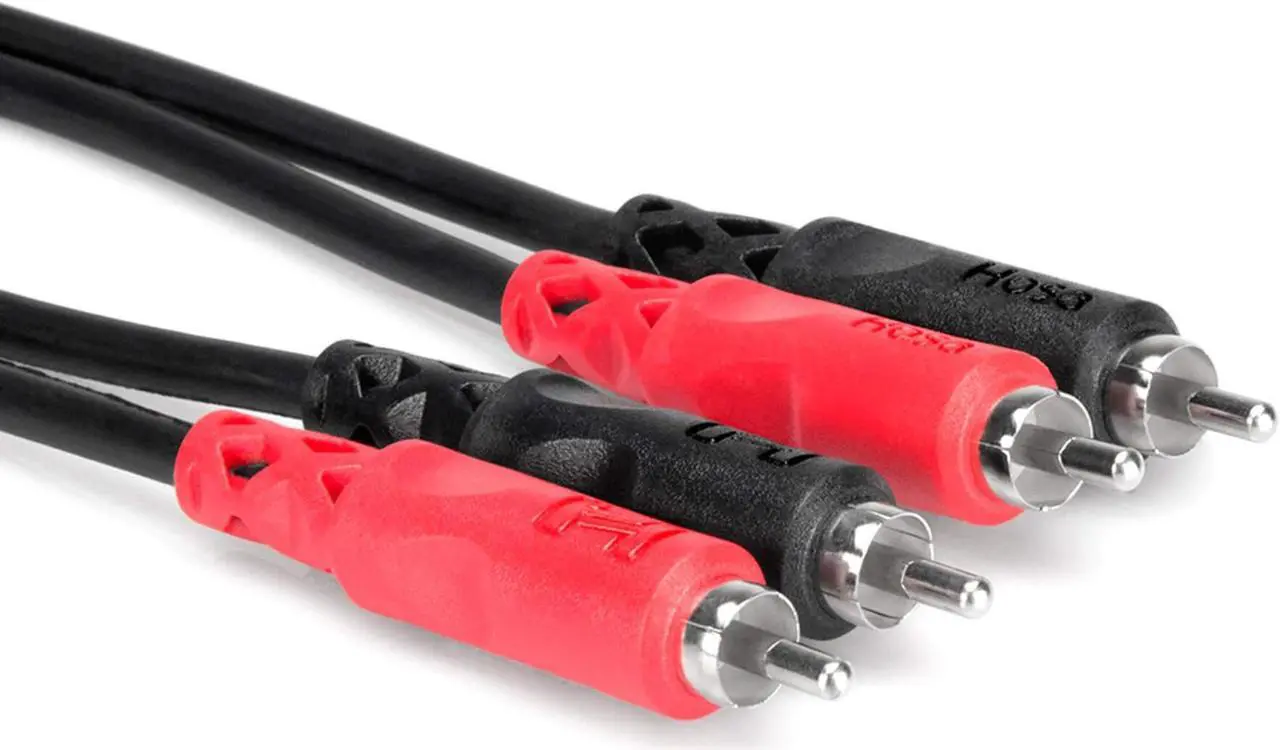 Alt view image 12 of 20 - Hosa CRA201 Dual RCA to Dual RCA Cable, 1 Meter (3.3 ft)