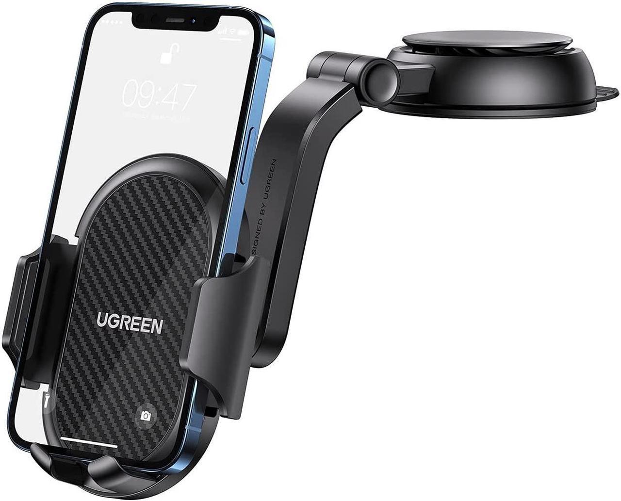 UGREEN Car Phone Mount Dashboard Cell Phone Holder Compatible with iPhone 13 Pro Max, iPhone 12 11 Pro XR X XS Max 8 7 6 Plus 6S, Samsung Galaxy S20 S10 S9 S8 Plus Note 10 9 8