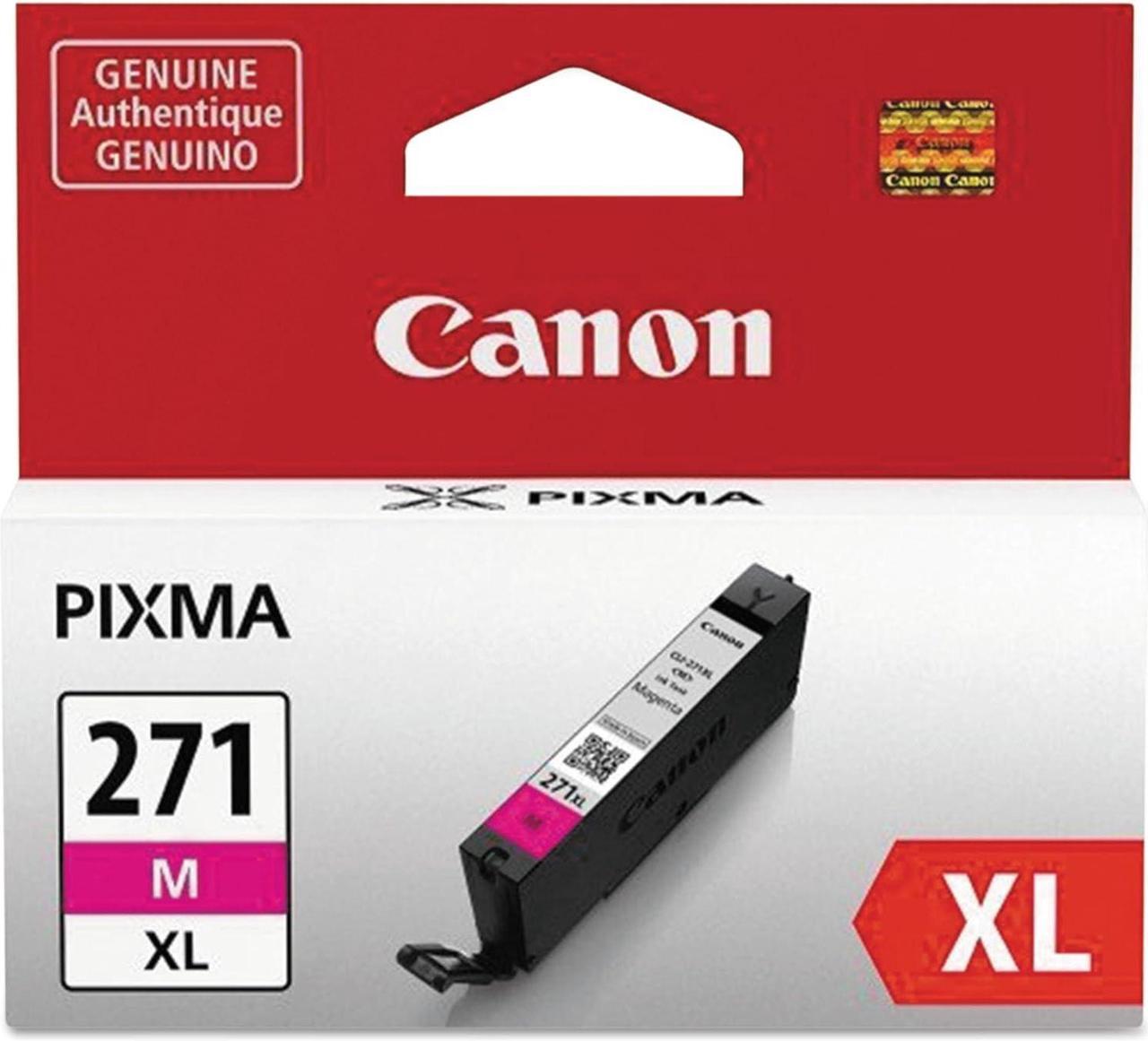 Genuine Canon CLI-271XL HIGH Yield Ink Cartridge, Magenta