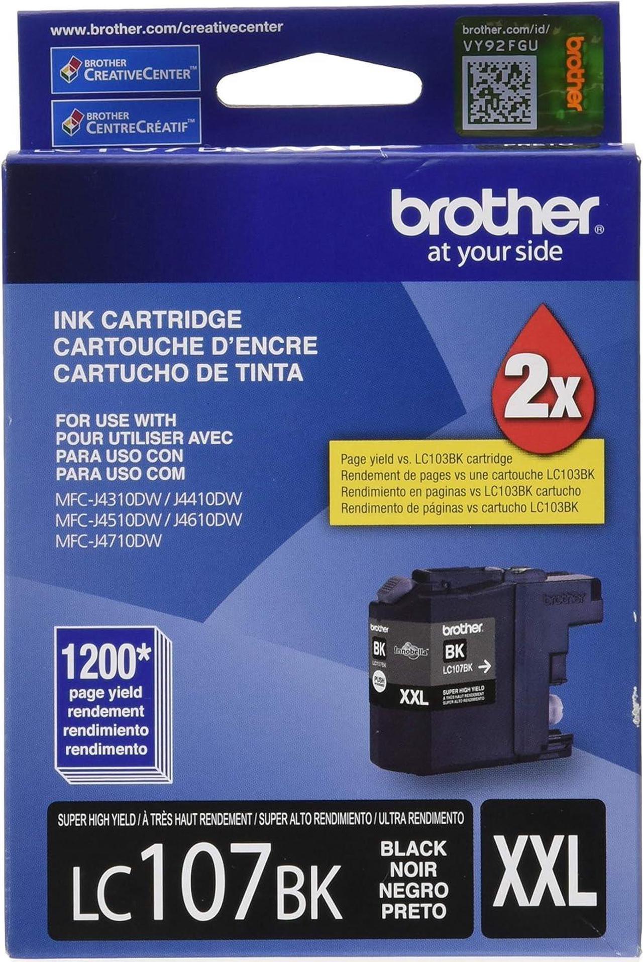 Brother LC107 Super High Yield Ink Cartridge - Black