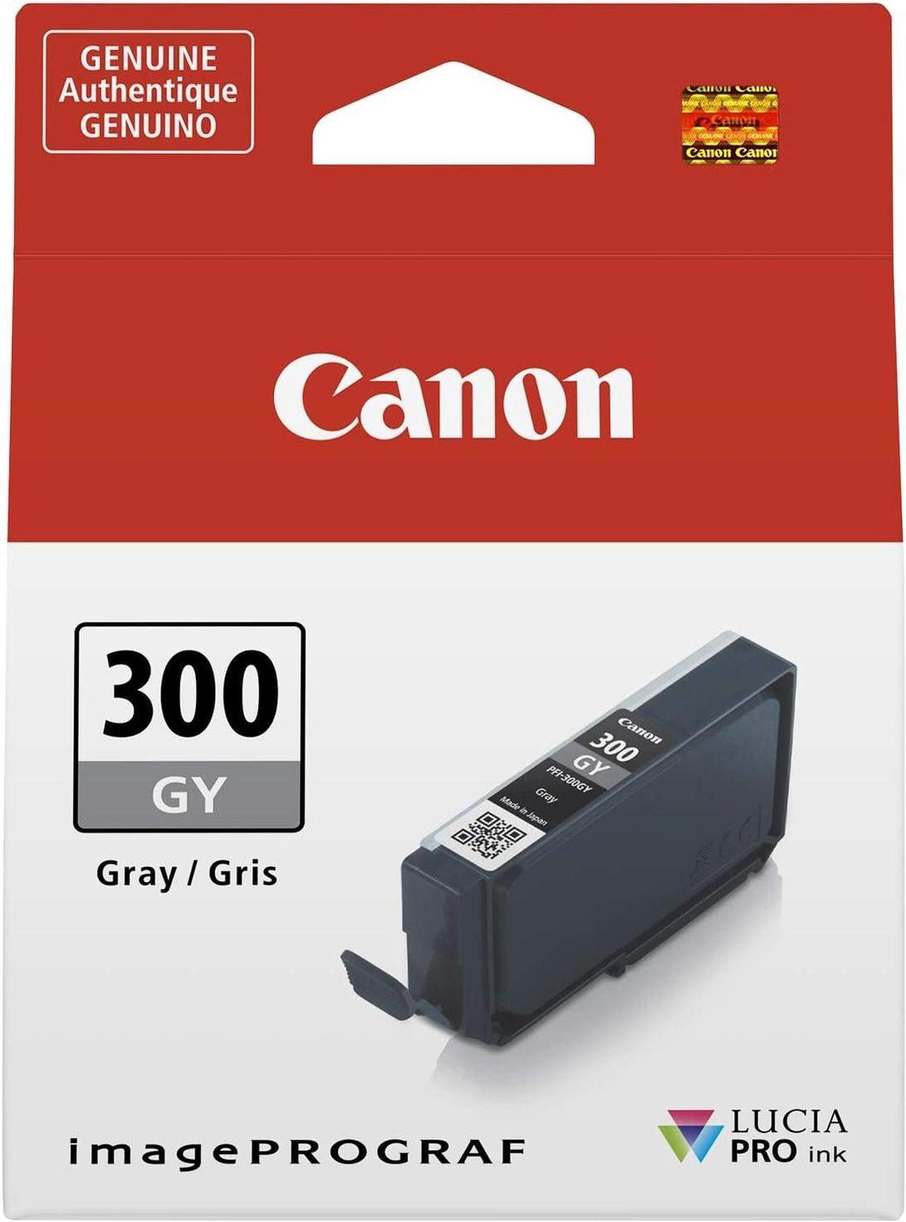 Canon PFI-300 Lucia PRO Ink, Gray, Compatible to imagePROGRAF PRO-300 Printer, Standard (4200C002)