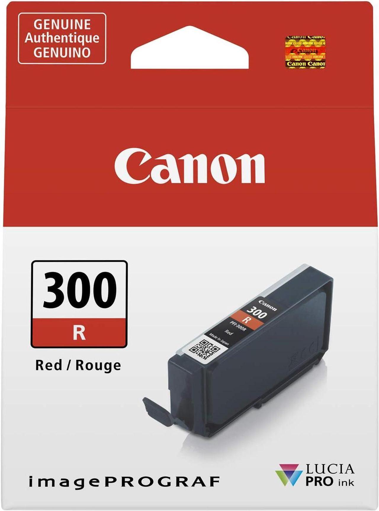 Canon PFI-300 Lucia PRO Ink, Red, Compatible to imagePROGRAF PRO-300 Printer