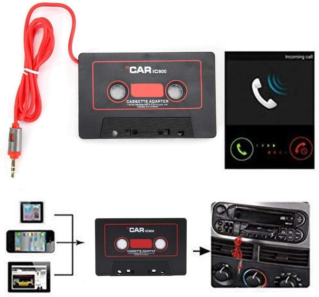 Alt view image 3 of 7 - Car Cassette Player Car Stereo Cassette Tape Adapter CD MD MP3 MP4 Player to 3.5mm Aux Audio for Mobile Phone Tablet MP3 Player car Stereo Headphones