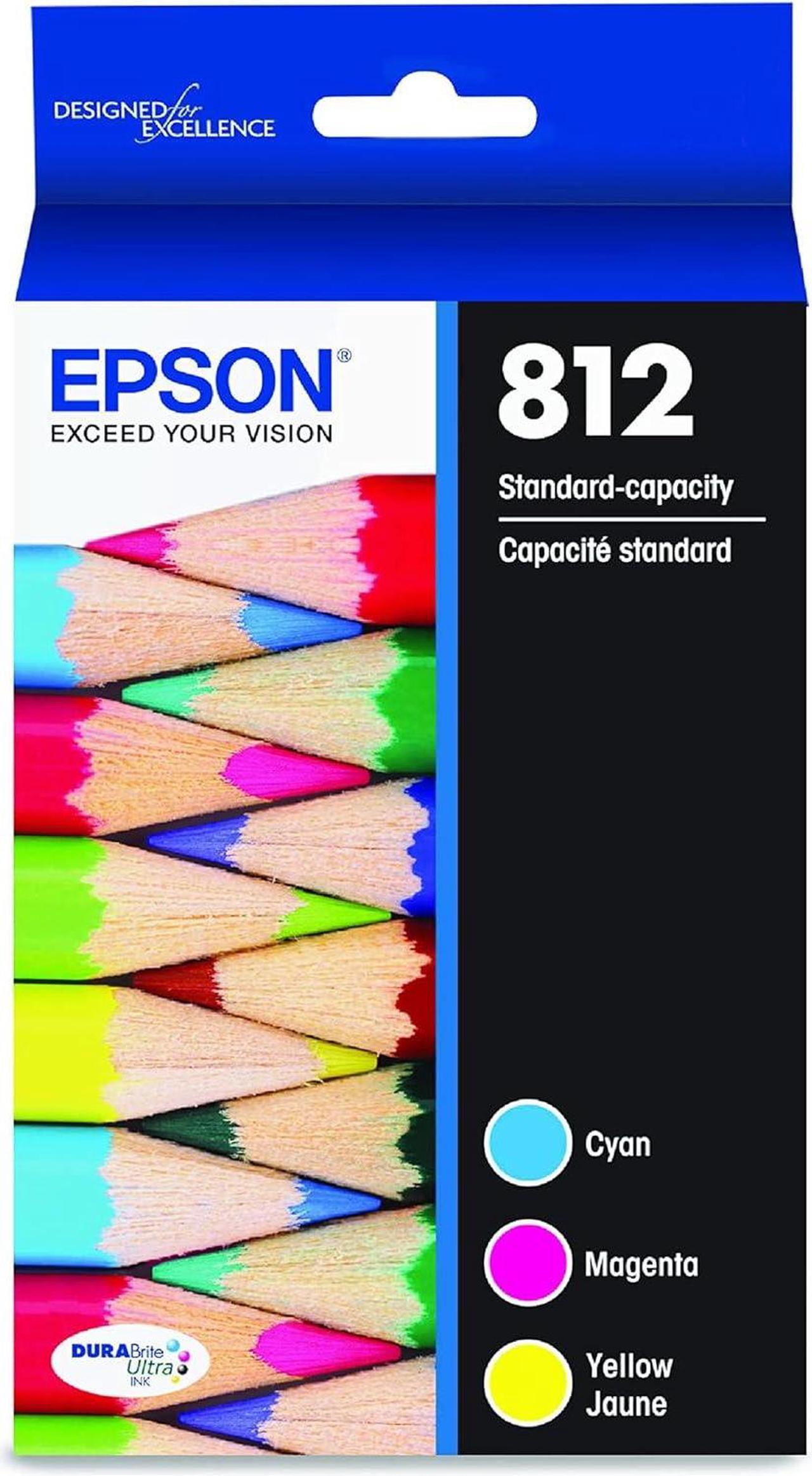 Epson T812 Standard Capacity Colour Combo (CMY) Pack Ink Cartridge