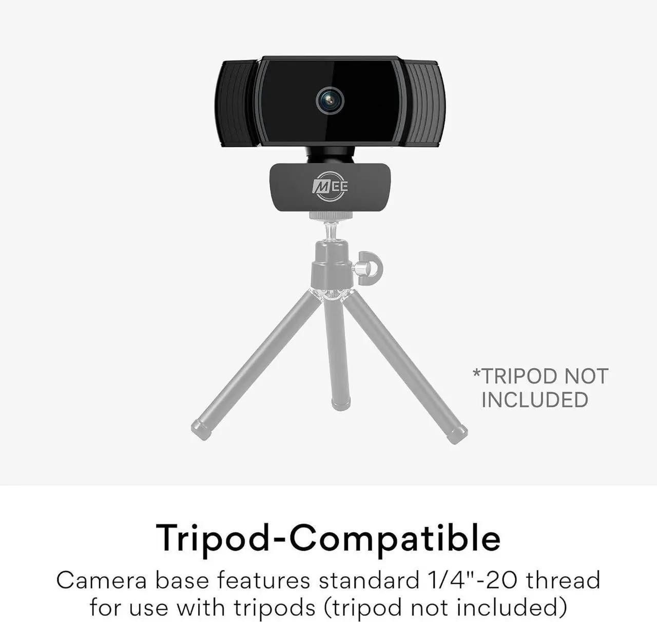 Alt view image 7 of 7 - MEE audio C6A 1080p HD Webcam with Microphone, Autofocus, Low Light Correction, 360° Rotation; USB Streaming Web Camera for Video Calling via Zoom/Hangouts/Skype on Computer PC Mac Laptop Desktop